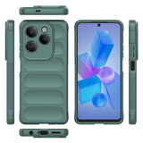 İnfinix Hot 40 Pro Kılıf Esnek TPU Oyuklu Arka Yüzey Tasarımlı Zore Etnik Silikon Kapak Siyah
