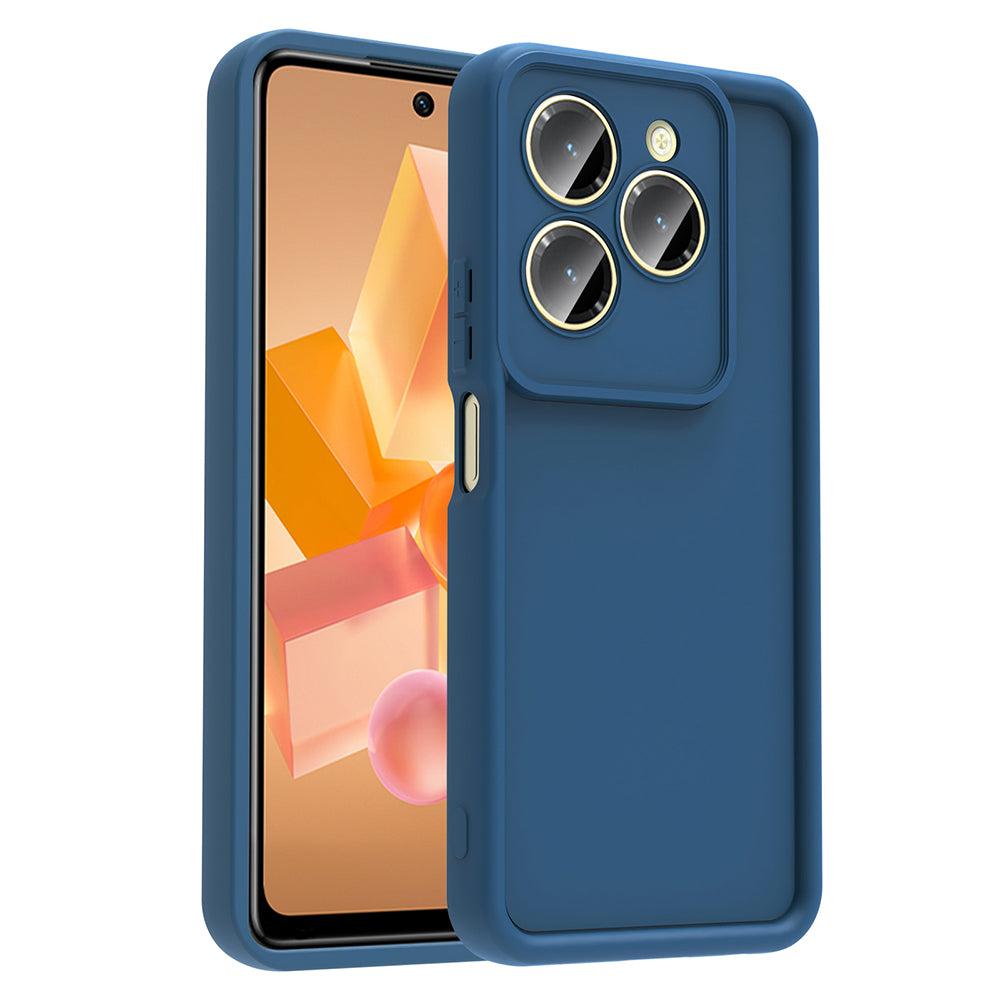 İnfinix Hot 40 Pro Kılıf Kamera Korumalı Zore Ananas Kapak Koyu Yeşil