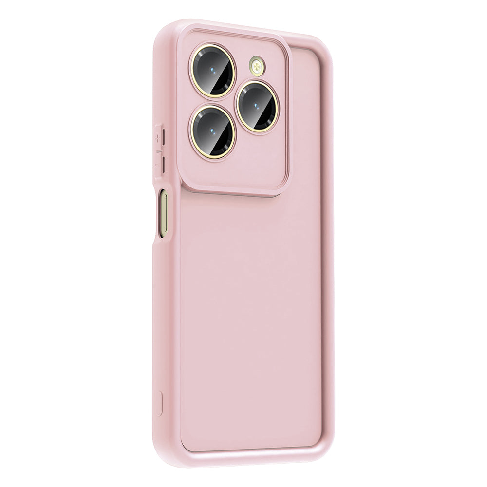 İnfinix Hot 40 Pro Kılıf Kamera Korumalı Zore Ananas Kapak Pembe