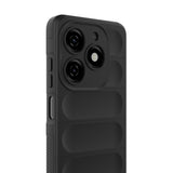 İnfinix Hot 40i Kılıf Esnek TPU Oyuklu Arka Yüzey Tasarımlı Zore Etnik Silikon Kapak Lacivert