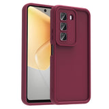 İnfinix Hot 50 4G Kılıf Kamera Korumalı Zore Ananas Kapak Mürdüm