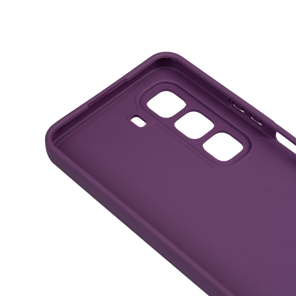 İnfinix Hot 50 4G Kılıf Zore Biye Silikon Kırmızı