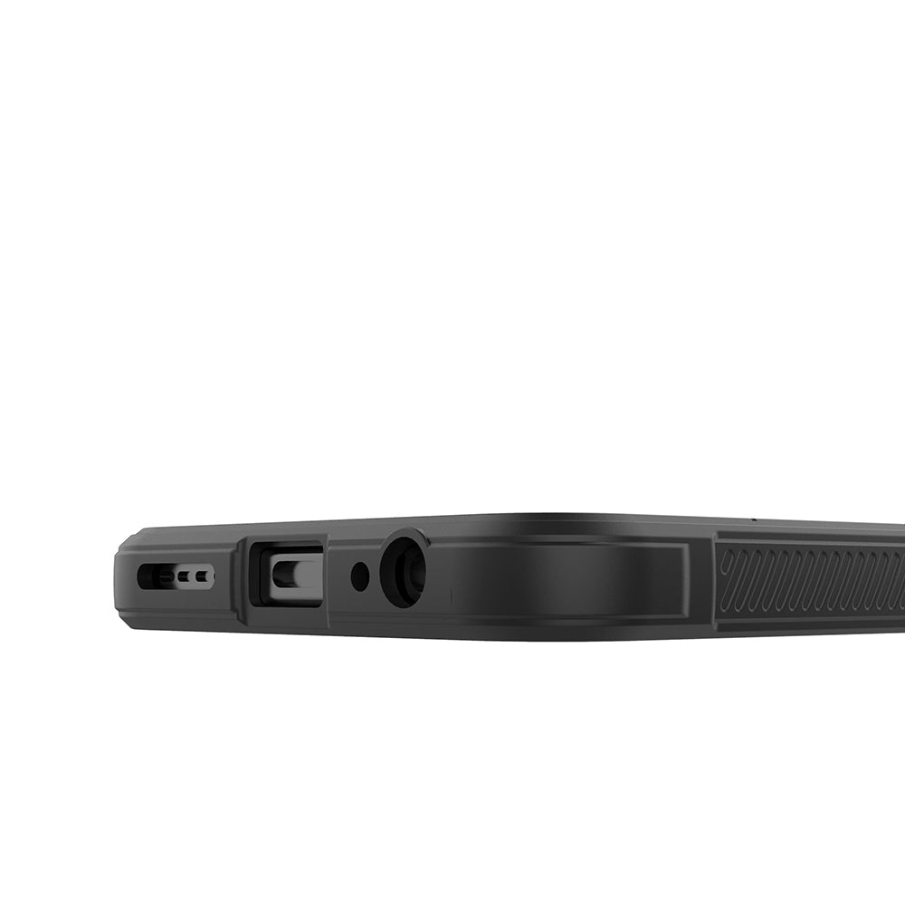 İnfinix Hot 50 Pro 4G Kılıf Esnek TPU Oyuklu Arka Yüzey Tasarımlı Zore Etnik Silikon Kapak Siyah