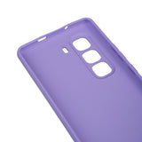 İnfinix Hot 50 Pro Plus 4G Kılıf Zore Biye Silikon Mor