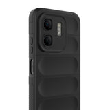 İnfinix Hot 50i 4G Kılıf Esnek TPU Oyuklu Arka Yüzey Tasarımlı Zore Etnik Silikon Kapak Siyah