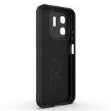 İnfinix Hot 50i 4G Kılıf Esnek TPU Oyuklu Arka Yüzey Tasarımlı Zore Etnik Silikon Kapak Lacivert