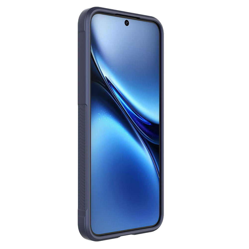 İnfinix Hot 50i 4G Kılıf Esnek TPU Oyuklu Arka Yüzey Tasarımlı Zore Etnik Silikon Kapak Lacivert