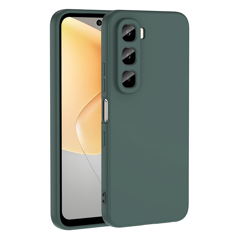 İnfinix Hot 60i 4G Kılıf Zore Mara Lansman Kapak Koyu Yeşil