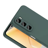 İnfinix Hot 60i 4G Kılıf Zore Mara Lansman Kapak Koyu Yeşil