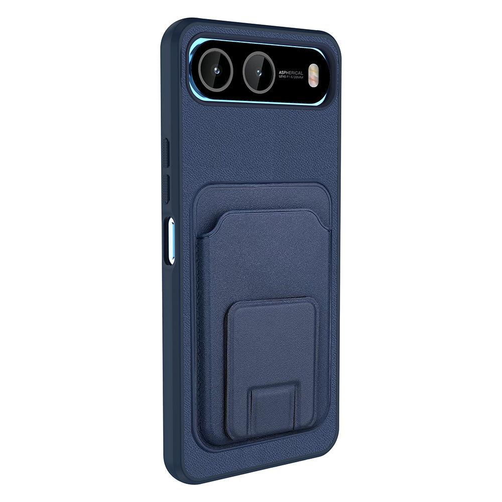 İnfinix Hot 60i 5G Kılıf Kartlıklı TPU Zore Bikart Kapak Lacivert