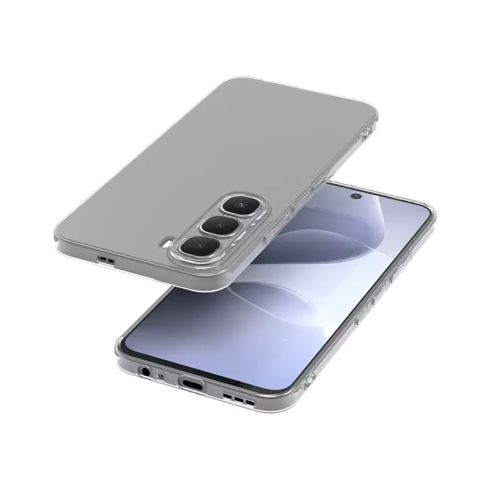 İnfinix Hot 60i Kılıf Zore Süper Silikon Kapak Şeffaf