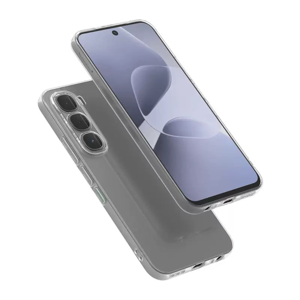 İnfinix Hot 60i Kılıf Zore Süper Silikon Kapak Şeffaf