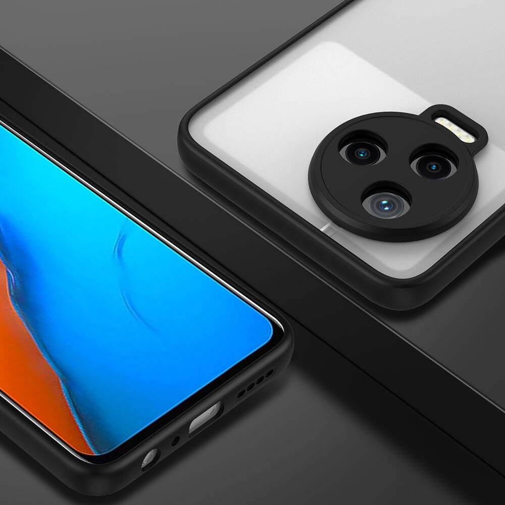 İnfinix Note 12 Pro Kılıf Zore Hux Kapak Lacivert