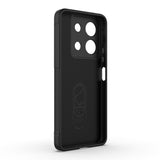 İnfinix Note 30 4G Kılıf Esnek TPU Oyuklu Arka Yüzey Tasarımlı Zore Etnik Silikon Kapak Siyah