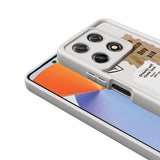 İnfinix Note 30 Pro Kılıf Kamera Korumalı Baskılı Arka Yüzey Zore Klas Kapak Koyu Kahve