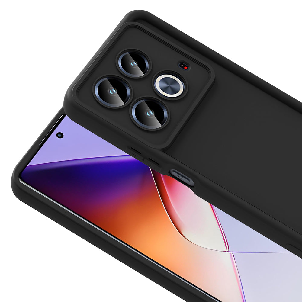 İnfinix Note 40 4G Kılıf Kamera Korumalı Zore Ananas Kapak Mürdüm