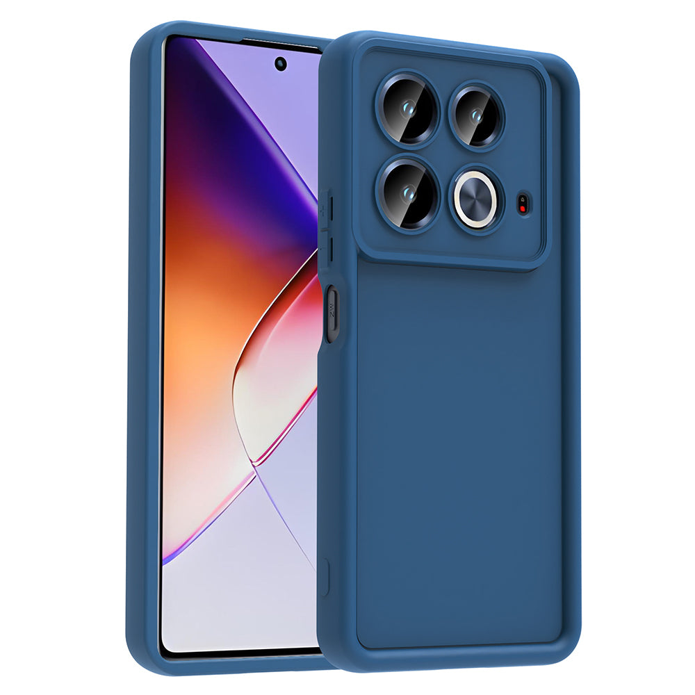 İnfinix Note 40 Pro Kılıf Kamera Korumalı Zore Ananas Kapak Koyu Yeşil