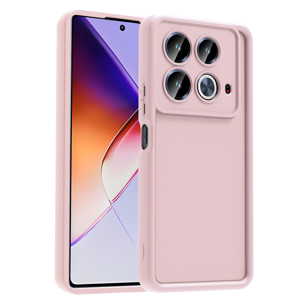 İnfinix Note 40 Pro Kılıf Kamera Korumalı Zore Ananas Kapak Pembe