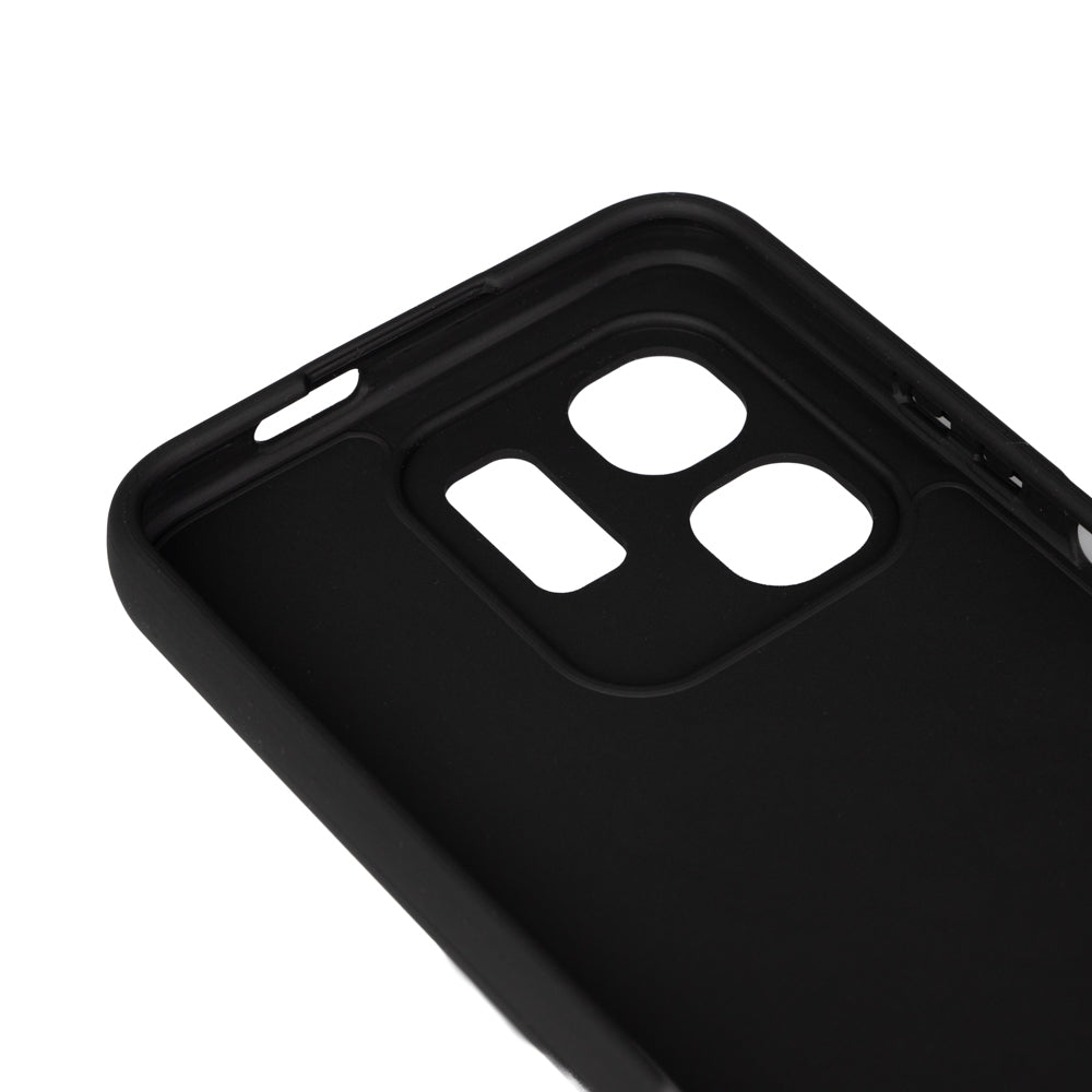 İnfinix Smart 9 Kılıf Zore Biye Silikon Siyah
