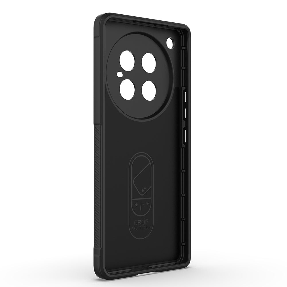 İnfinix Zero 40 5G Kılıf Esnek TPU Oyuklu Arka Yüzey Tasarımlı Zore Etnik Silikon Kapak Koyu Yeşil