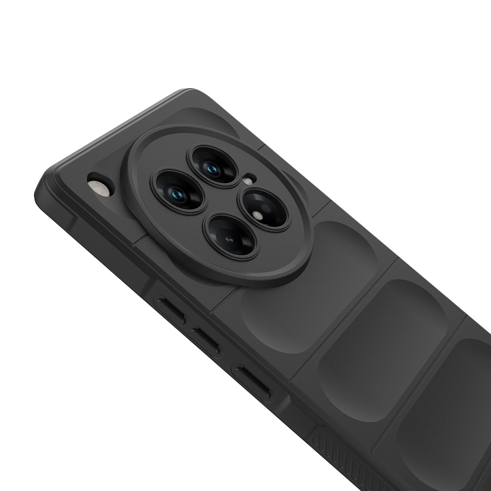 İnfinix Zero 40 5G Kılıf Esnek TPU Oyuklu Arka Yüzey Tasarımlı Zore Etnik Silikon Kapak Koyu Yeşil