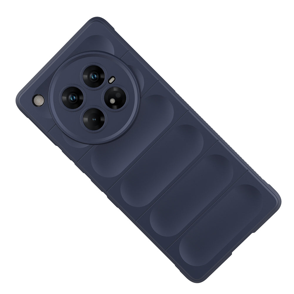 İnfinix Zero 40 5G Kılıf Esnek TPU Oyuklu Arka Yüzey Tasarımlı Zore Etnik Silikon Kapak Lacivert