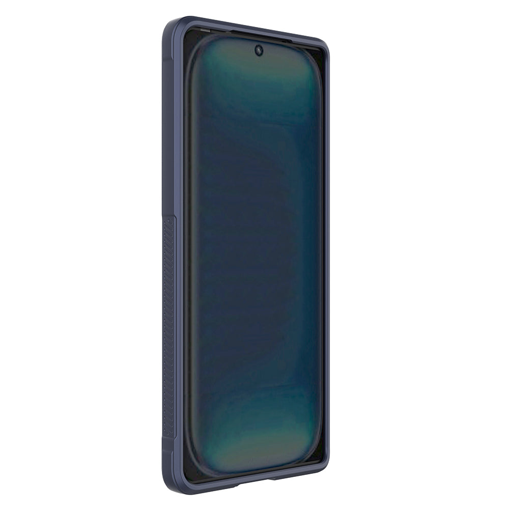 İnfinix Zero 40 5G Kılıf Esnek TPU Oyuklu Arka Yüzey Tasarımlı Zore Etnik Silikon Kapak Koyu Yeşil