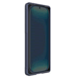 İnfinix Zero 40 5G Kılıf Esnek TPU Oyuklu Arka Yüzey Tasarımlı Zore Etnik Silikon Kapak Lacivert