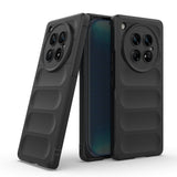 İnfinix Zero 40 5G Kılıf Esnek TPU Oyuklu Arka Yüzey Tasarımlı Zore Etnik Silikon Kapak Koyu Yeşil