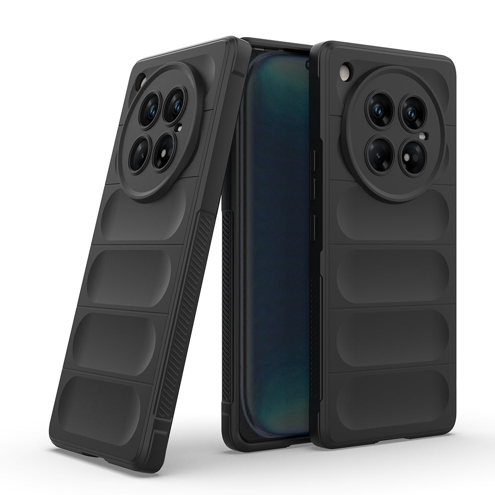 İnfinix Zero 40 5G Kılıf Esnek TPU Oyuklu Arka Yüzey Tasarımlı Zore Etnik Silikon Kapak Koyu Yeşil