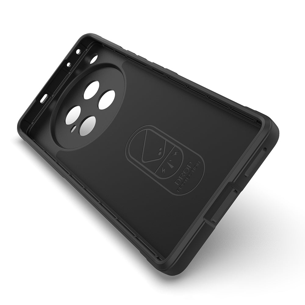 İnfinix Zero 40 5G Kılıf Esnek TPU Oyuklu Arka Yüzey Tasarımlı Zore Etnik Silikon Kapak Koyu Yeşil
