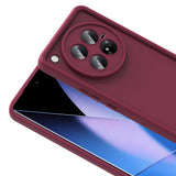 İnfinix Zero 40 5G Kılıf Kamera Korumalı Zore Ananas Kapak Mürdüm
