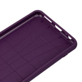 İnfinix Zero 8 Kılıf Zore Biye Silikon Mor