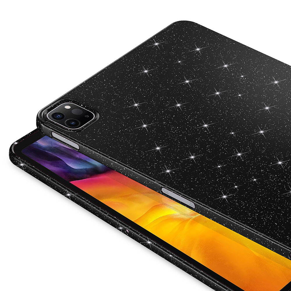 iPad Pro 11 2022 M2 Simli Parlak Görünümlü Zore Tablet Koton Kılıf Gümüş