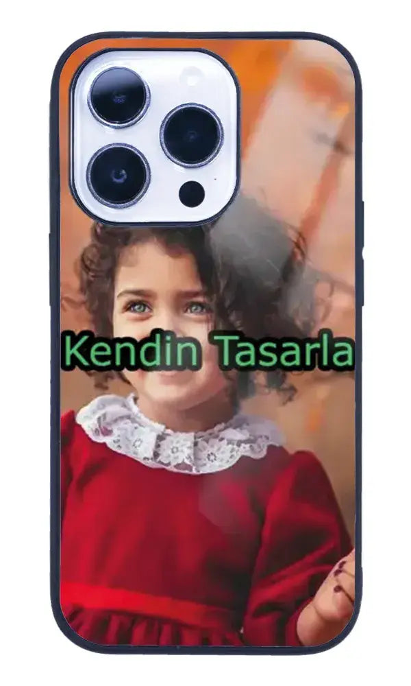 iPhone 14 Pro Max Kılıf Tasarla Tamperli Glossy Cam Kapak
