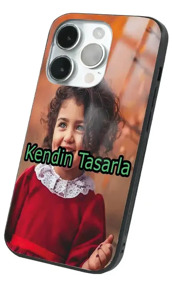 iPhone 14 Pro Max Kılıf Tasarla Tamperli Glossy Cam Kapak