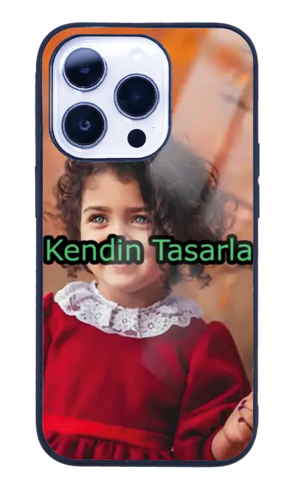 iPhone 14 Pro Kılıf Tasarla Tamperli Glossy Cam Kapak