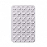 Kare Öpücüklü Tek Taraflı Silikon Tutucu 5,50cm x 8cm Açık Gri