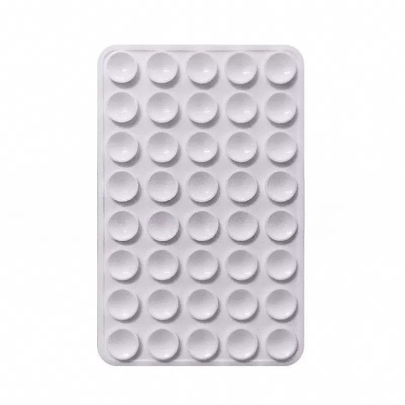 Kare Öpücüklü Tek Taraflı Silikon Tutucu 5,50cm x 8cm Açık Gri
