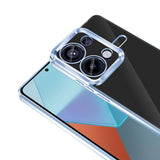 Xiaomi Redmi Note 13 Pro 4G Kılıf Kamera Korumalı Logo Gösteren Zore Omega Kapak Siyah