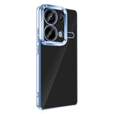 Xiaomi Redmi Note 13 Pro 4G Kılıf Kamera Korumalı Logo Gösteren Zore Omega Kapak Derin Mor
