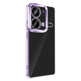 Xiaomi Redmi Note 13 Pro 4G Kılıf Kamera Korumalı Logo Gösteren Zore Omega Kapak Siyah