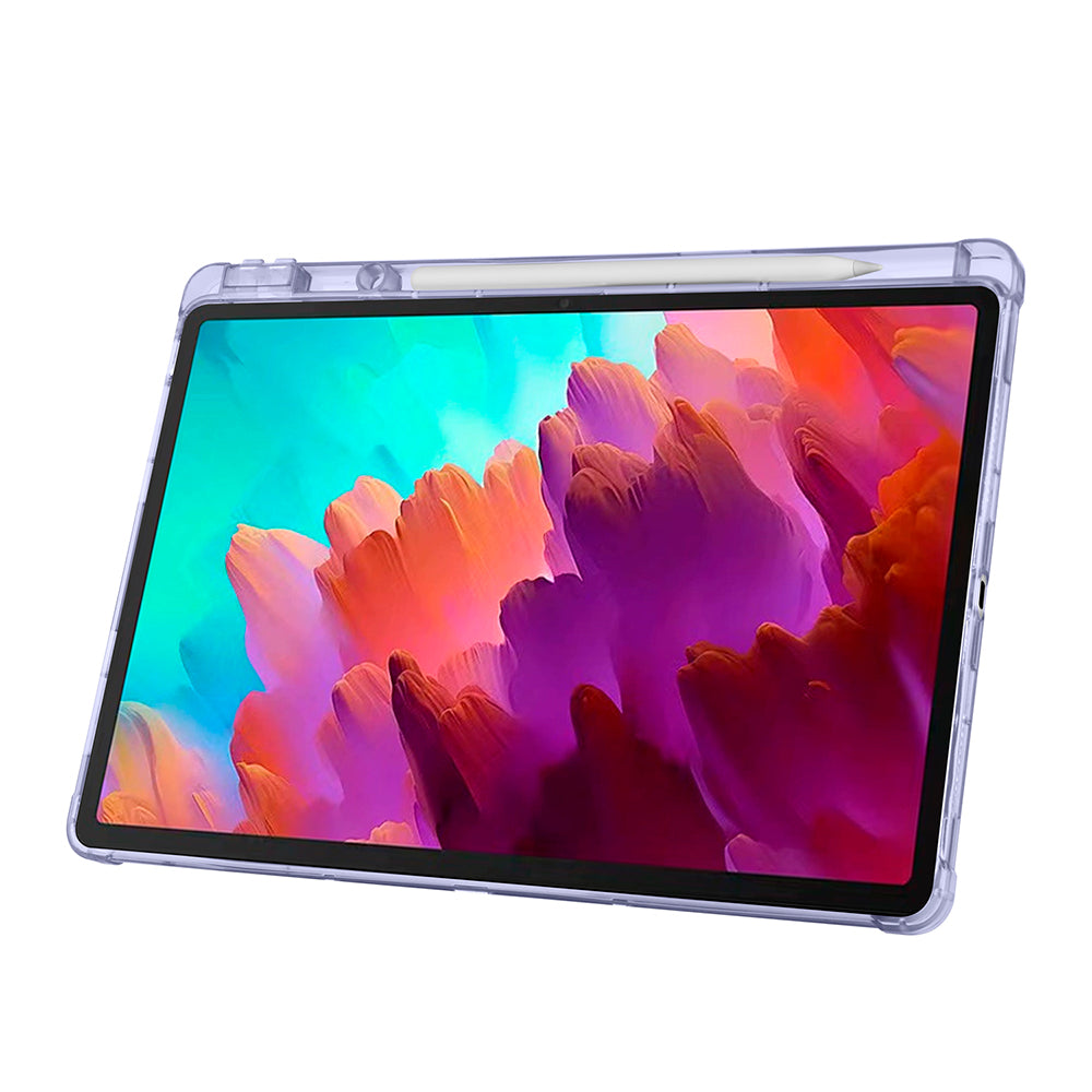 Lenovo Idea Tab Pro 12.7 TB-373FU Kılıf Zore Tri Folding Kalem Bölmeli Standlı Kılıf Koyu Yeşil