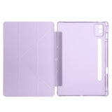 Lenovo Idea Tab Pro 12.7 TB-373FU Kılıf Zore Tri Folding Kalem Bölmeli Standlı Kılıf Siyah