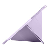 Lenovo Idea Tab Pro 12.7 TB-373FU Kılıf Zore Tri Folding Kalem Bölmeli Standlı Kılıf Koyu Yeşil