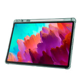 Lenovo Idea Tab Pro 12.7 TB-373FU Kılıf Zore Tri Folding Kalem Bölmeli Standlı Kılıf Mor