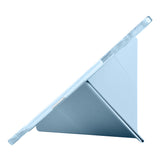 Lenovo Idea Tab Pro 12.7 TB-373FU Kılıf Zore Tri Folding Kalem Bölmeli Standlı Kılıf Koyu Yeşil