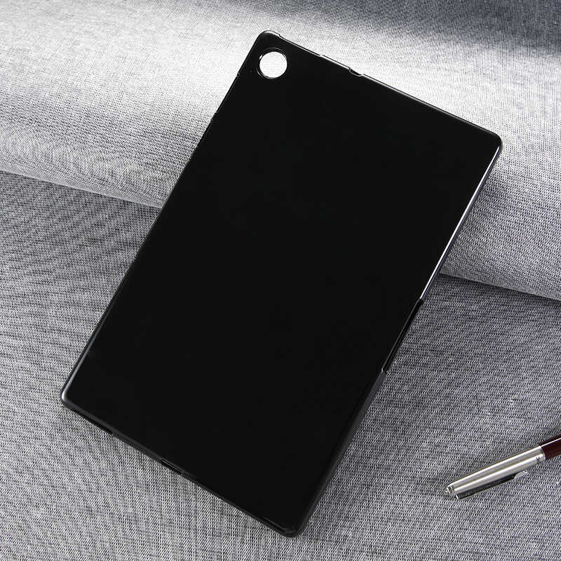 Lenovo M10 Plus TB-X606F Kılıf Zore Tablet Süper Silikon Kapak Renksiz