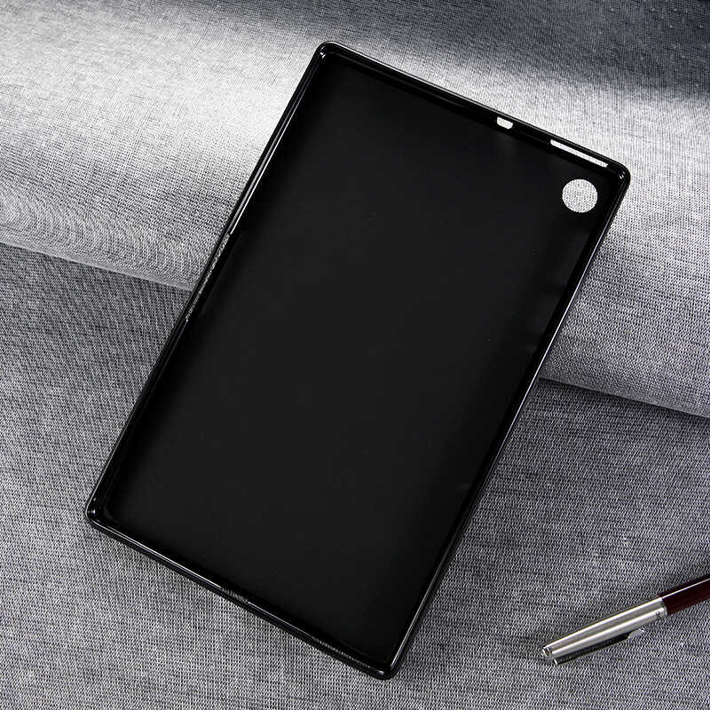 Lenovo M10 Plus TB-X606F Kılıf Zore Tablet Süper Silikon Kapak Renksiz