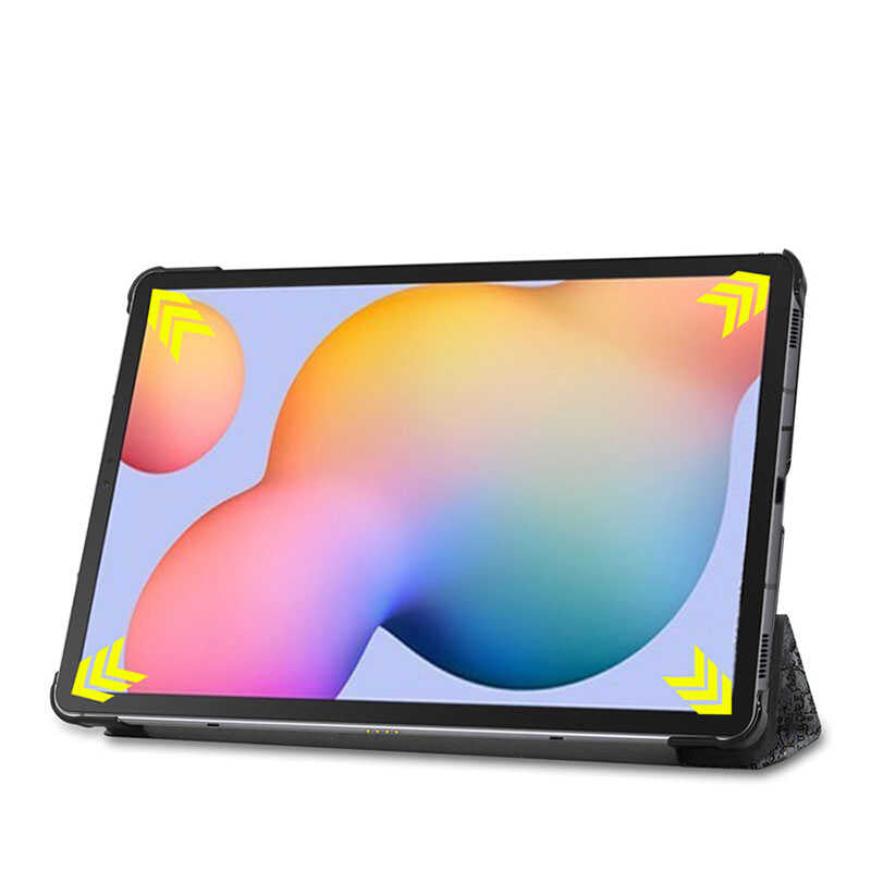 Lenovo M10 Plus TB-X606F Zore Smart Cover Standlı 1-1 Kılıf Rose Gold